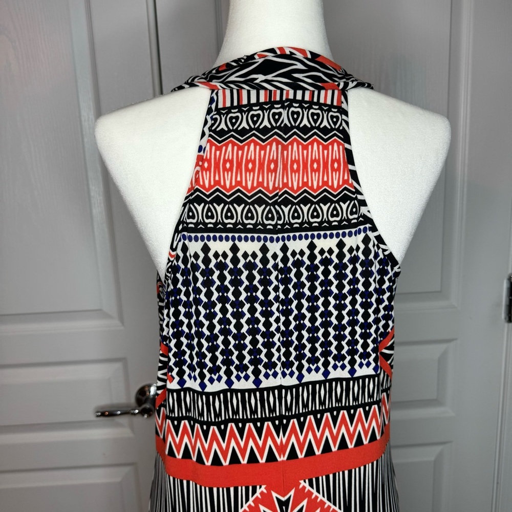 Nine West Racerback Abstract Print Maxi Dress - Picture 4 of 8